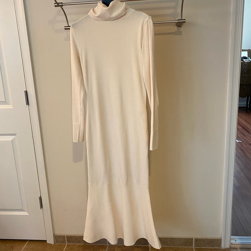 Antonio Melani Cream Maxi/midi Sweaterdress XS - Picture 3 of 4